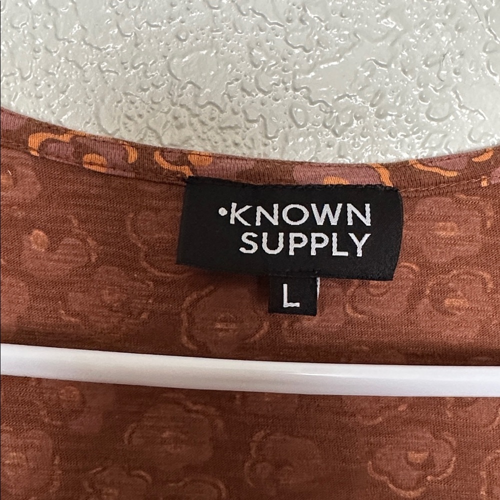 KNOWN SUPPLY KALEN DRESS - SPICE POP FLORAL GUC L - Picture 5 of 5